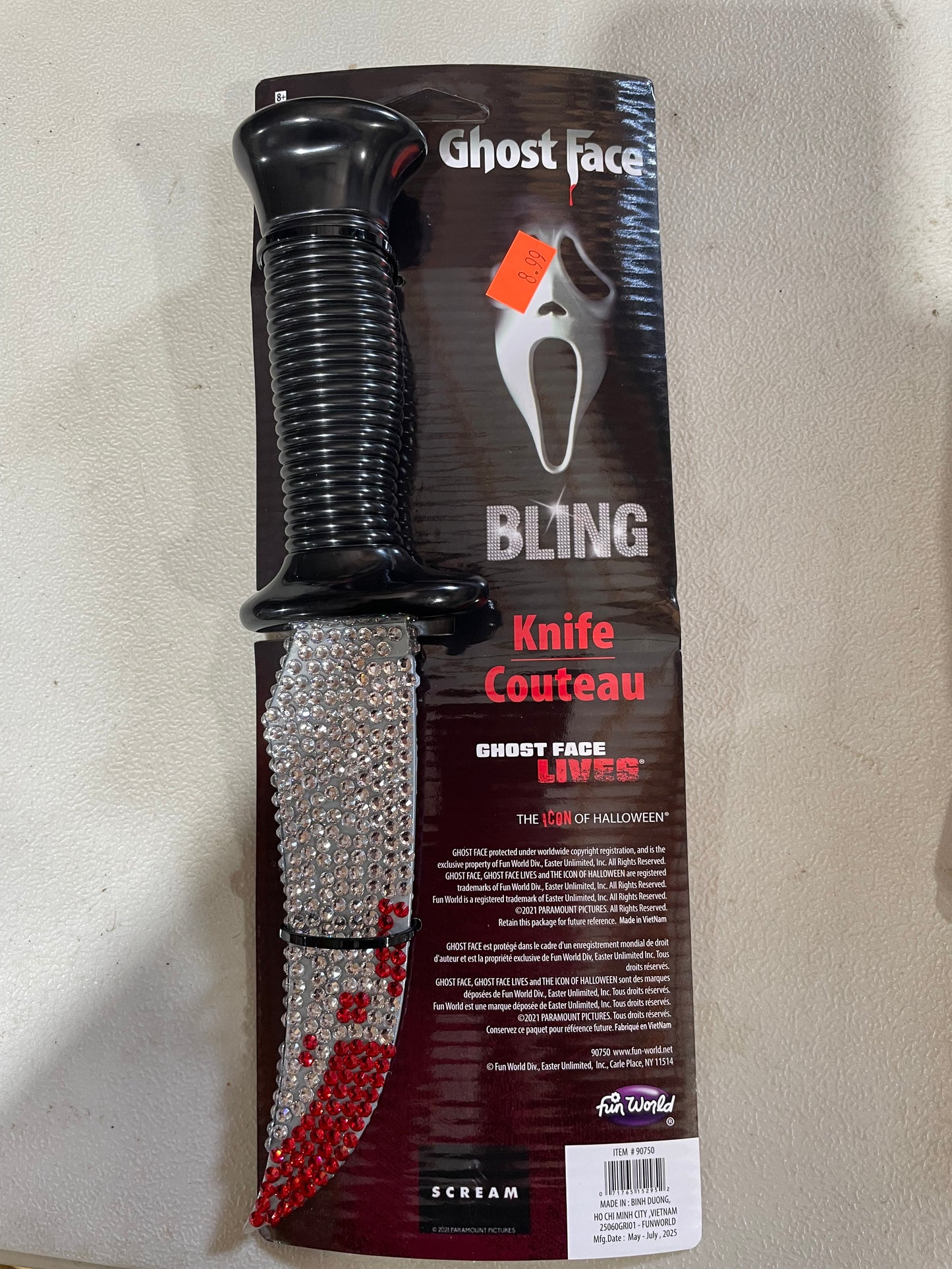 GHOSTFACE BLING KNIFE