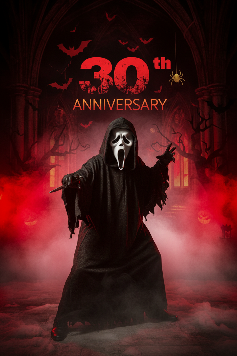 GHOSTFACE 30TH ANNIVERSARY MASK