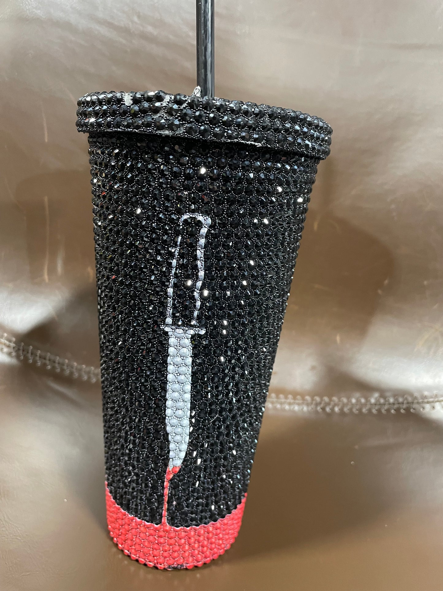 GHOSTFACE BLING TUMBLER