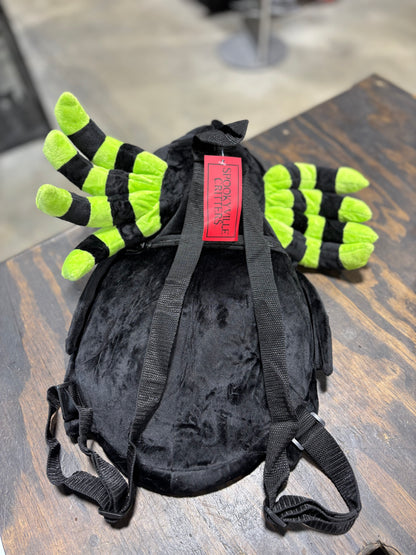 GLOW IN THE DARK SKULL HEAD PLUSH BACKPACK