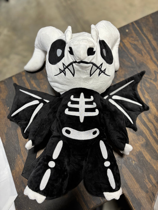 PLUSH SKELETON DRAGON BACKPACK