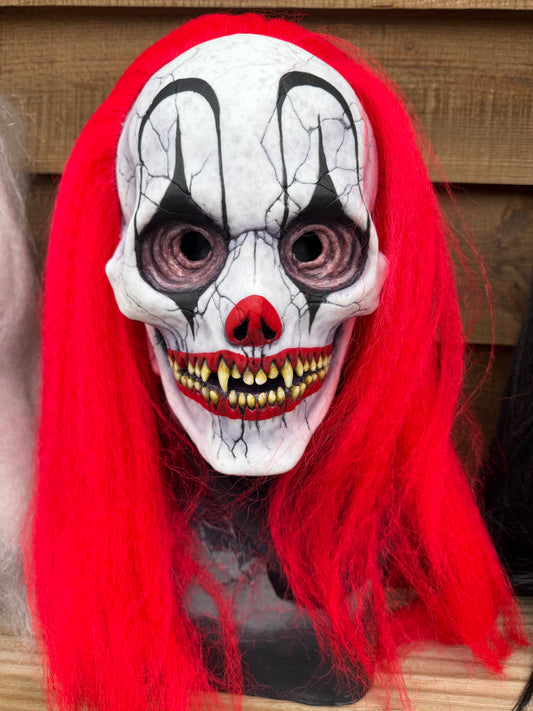 Clown Skull Silicone Half Mask