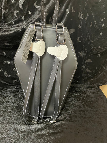 Rock Rebel Bride of Frankenstein Coffin Backpack