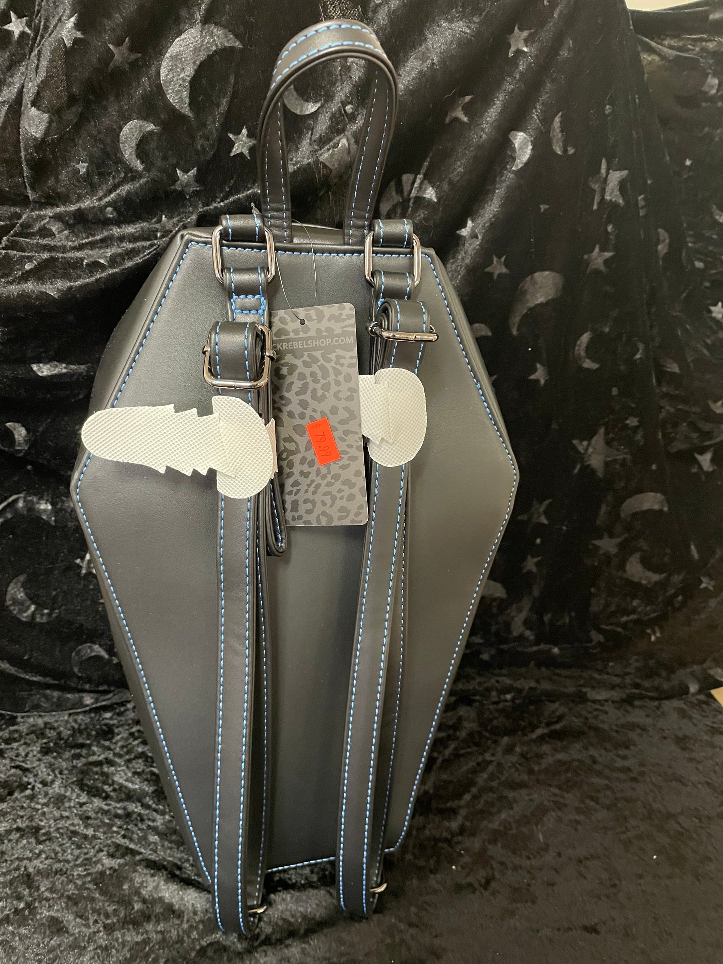 Rock Rebel Frankenstein Coffin Backpack
