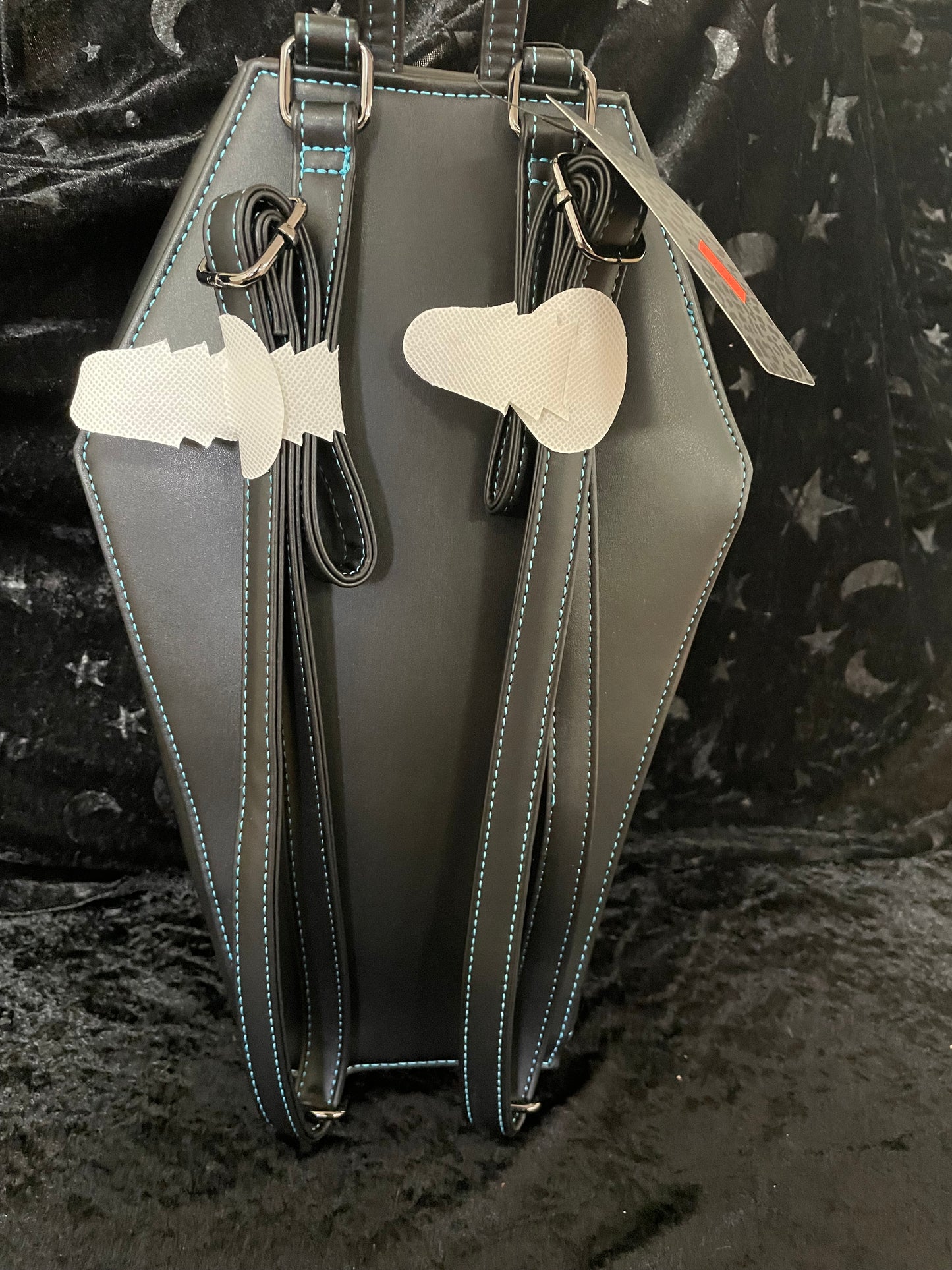 Rock Rebel Lily Munster Coffin Backpack