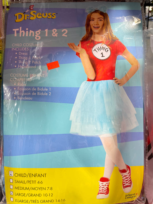 DR SEUSS THING 1&2 COSTUME